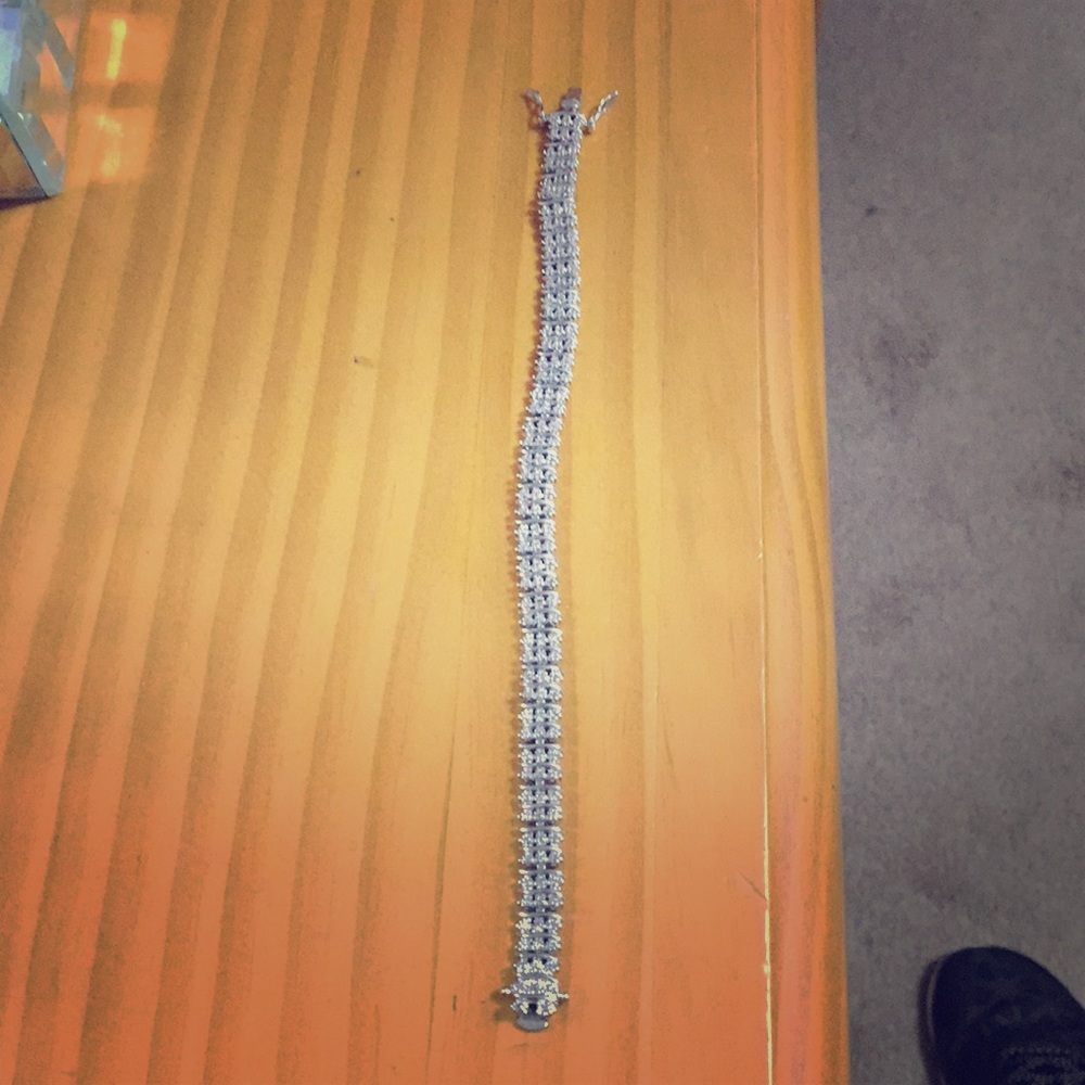 REAL diamond Pagoda bracelet, broken clasp